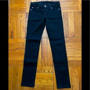 Blue Asphalt Black Jeans 0 Short